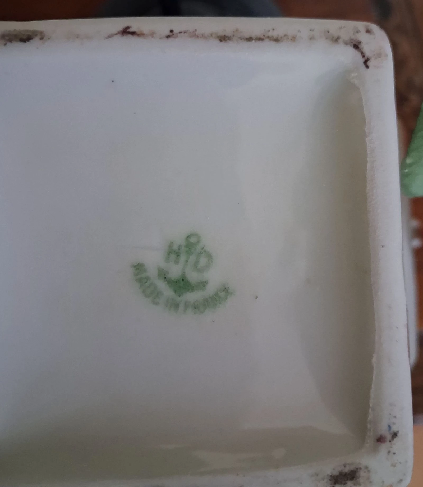 Raríssimo açucareiro Art Déco em porcelana com motivo fonte estilizada – Henri Delcourt, c. 1925 – photo 7